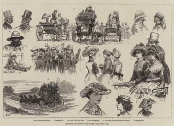 Sketches at Sandown Park Races